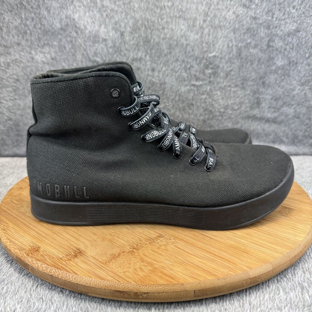 Nobull High Top Shoes Womens Size 8.5 Canvas Minimalist Crossfit Trainer Sneaker